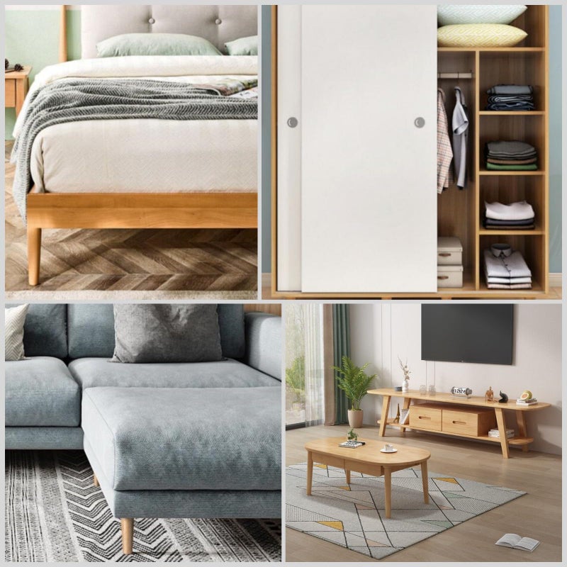 WEICHUAN 10 inch Solid Wood Furniture Sofa Chair Ottoman Dresser Coffee Table Cabinet Couch Legs Heavy Duty(10" Straight Set of 4) - Image 3